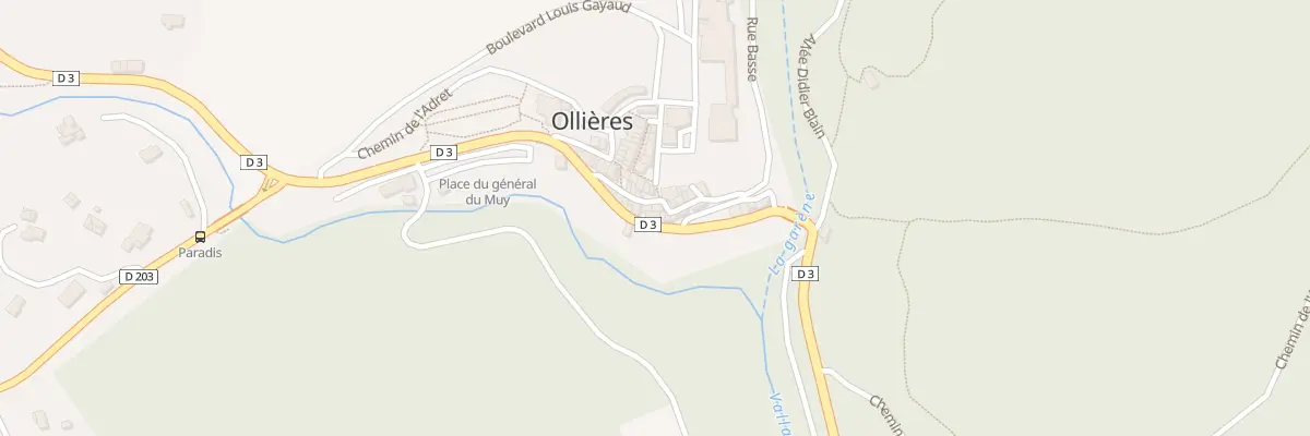 Plan du 5063 Le Village à Ollières
