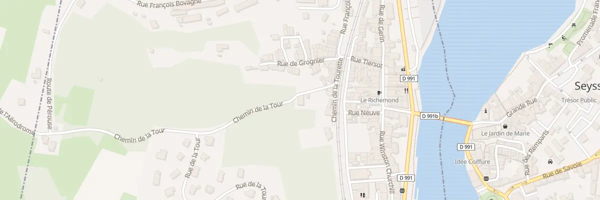 Plan du 11 Mte des Perouses à Seyssel