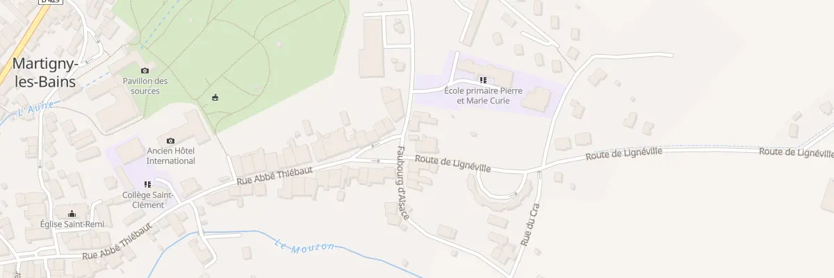 Plan du 2 Rue des Villas à Martigny-les-Bains