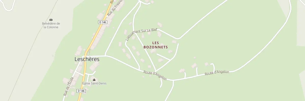 Plan du 5114 Les Bozonnets à Leschères