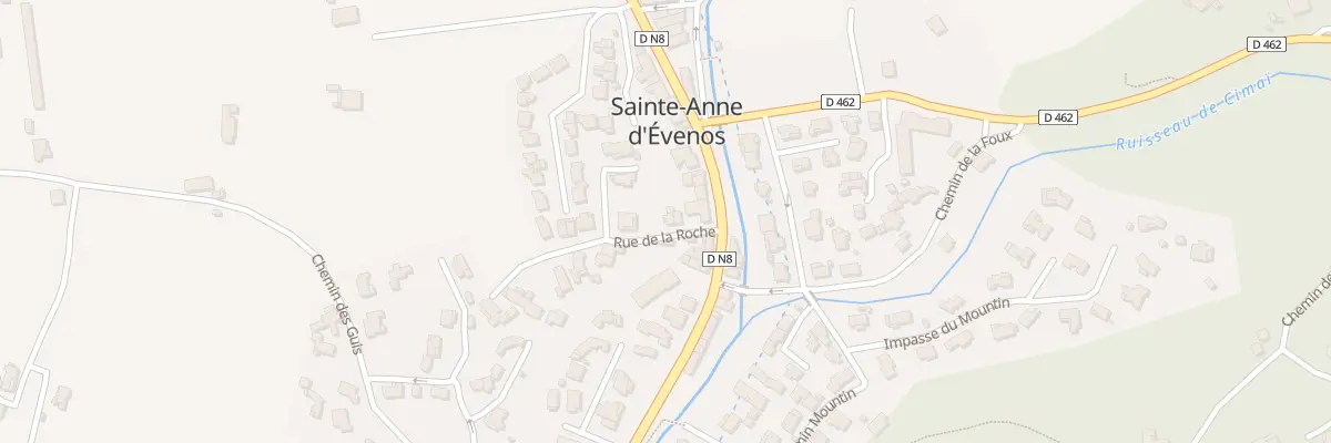 Plan du 42 Rue de la Roche à Évenos