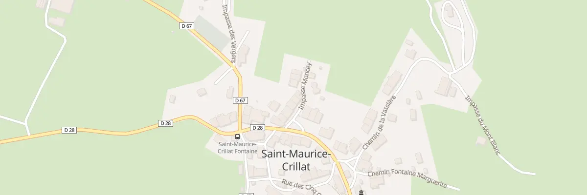 Plan du 11 Imp du Moncey à Saint-Maurice-Crillat
