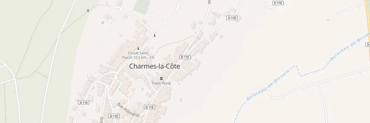 Plan du 36T Rue du Progrés à Charmes-la-Côte