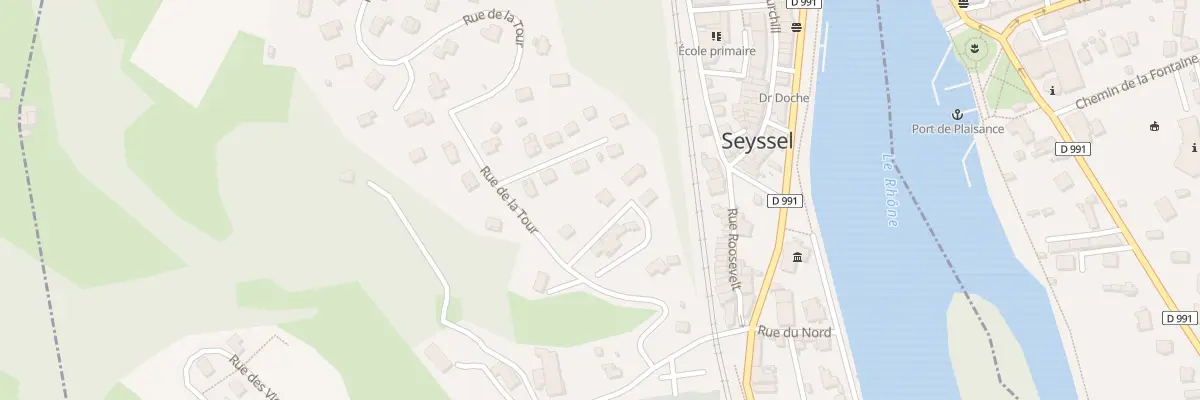 Plan du 3 All des Mésanges à Seyssel