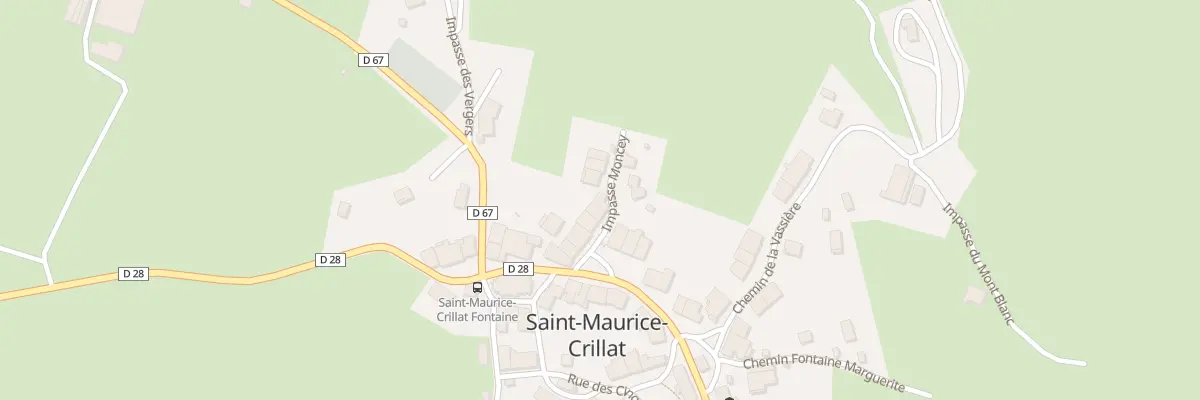Plan du 13 Imp du Moncey à Saint-Maurice-Crillat