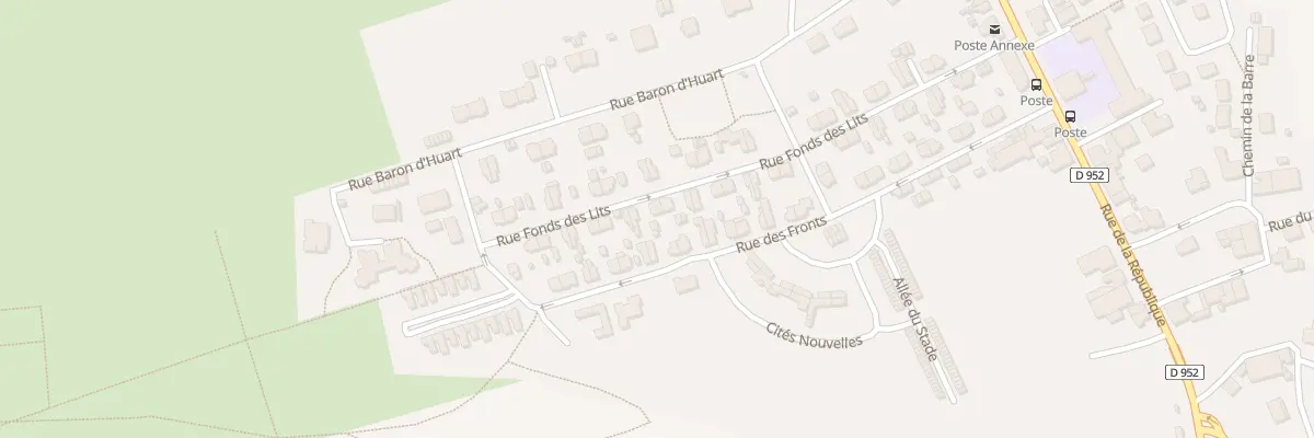 Plan du 44 Rue Fonds des Lits à Mont-Bonvillers