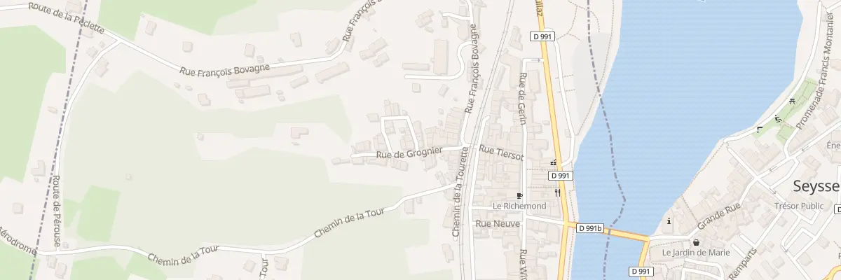 Plan du 2 Rue du Verger à Seyssel