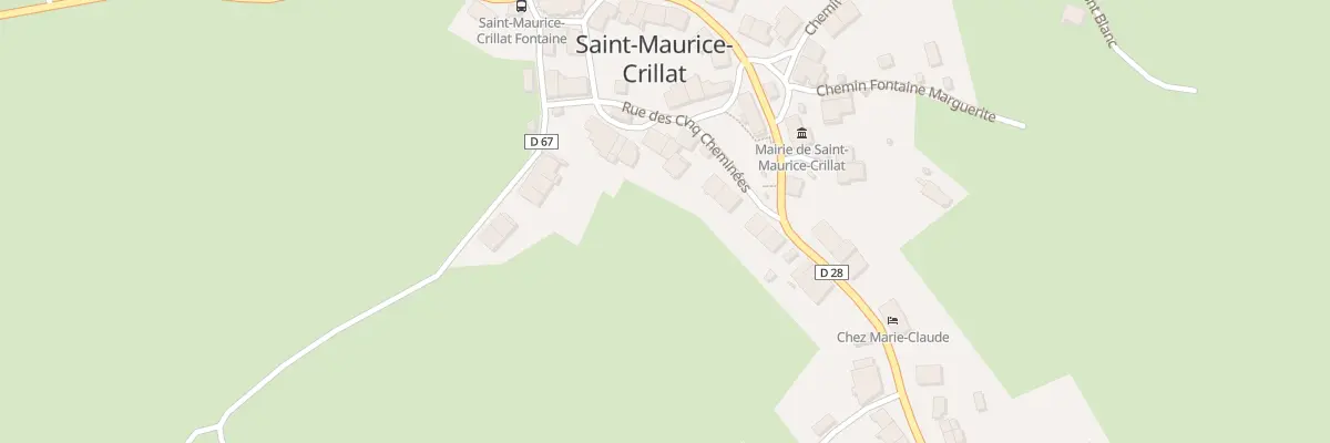 Plan du 22 Rue des Cinq Cheminees à Saint-Maurice-Crillat