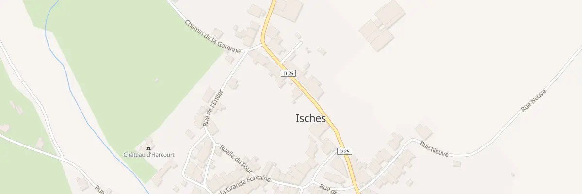 Plan du 215 Rue Grand Rue à Isches