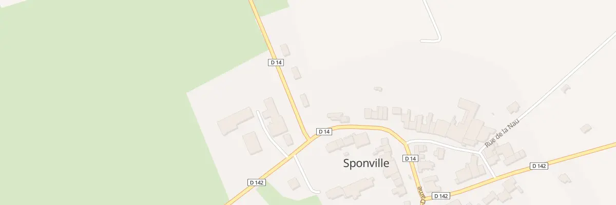 Plan du 1 Rte d’Hannonville à Sponville