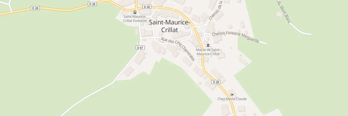 Plan du 16 Rue des Cinq Cheminees à Saint-Maurice-Crillat