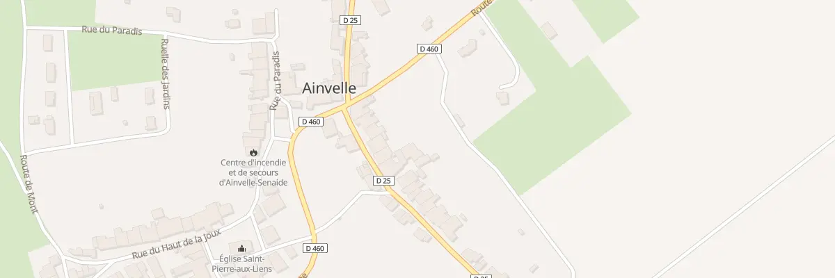 Plan du 87 Rte de Fresnes à Ainvelle