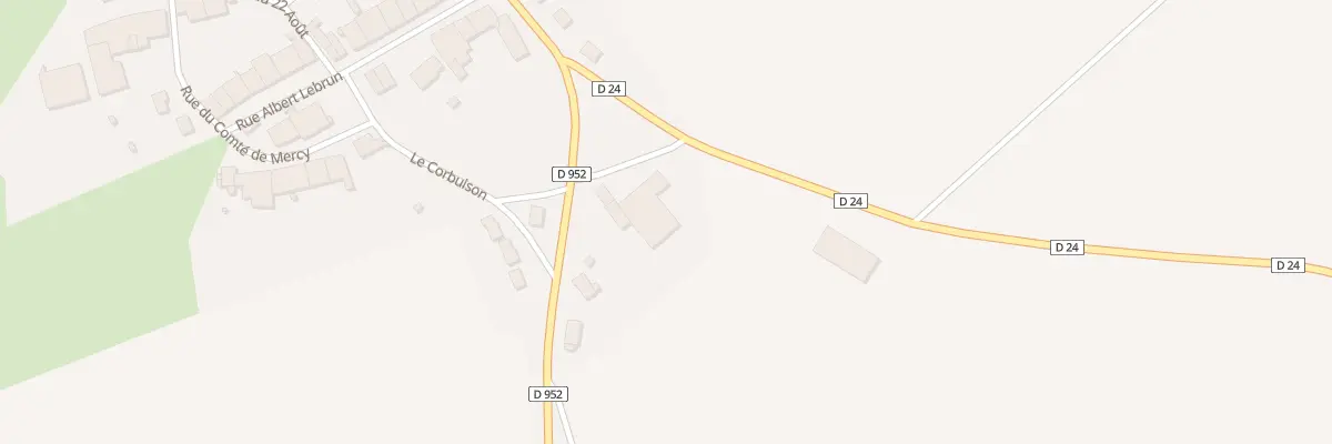 Plan du 1 Rue de la Tuilerie à Mercy-le-Haut