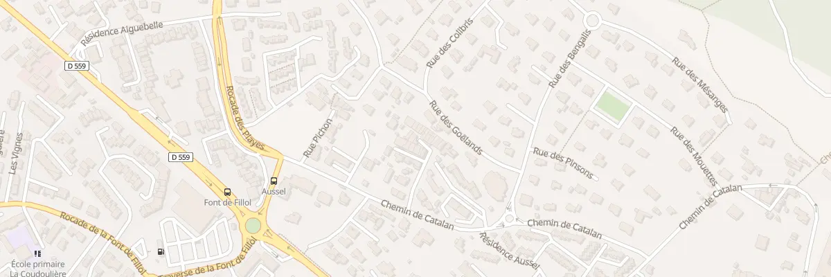 Plan du 115 Rue Aussel à Six-Fours-les-Plages