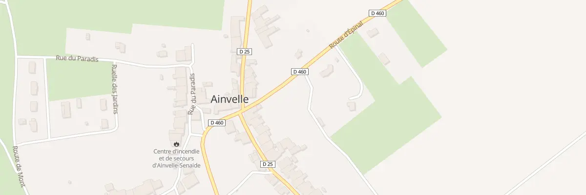 Plan du 27 Rte de Fresnes à Ainvelle