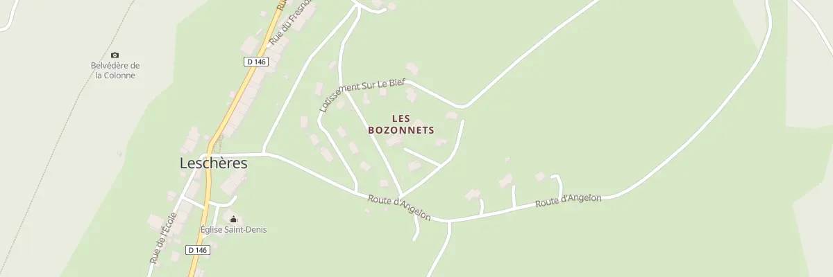 Plan du 5 Rue des Bozonnets à Leschères