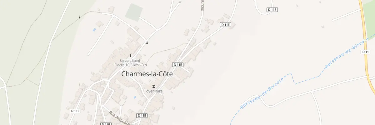 Plan du 40 Rue du Progrés à Charmes-la-Côte