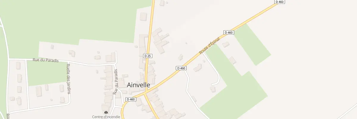 Plan du 215 Rte d’Epinal à Ainvelle