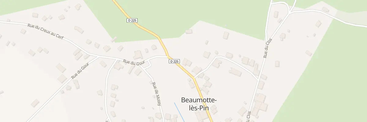 Plan du 40 Gr Grande Rue à Beaumotte-lès-Pin