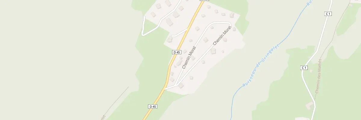 Plan du 452 Che Morel à Corbel