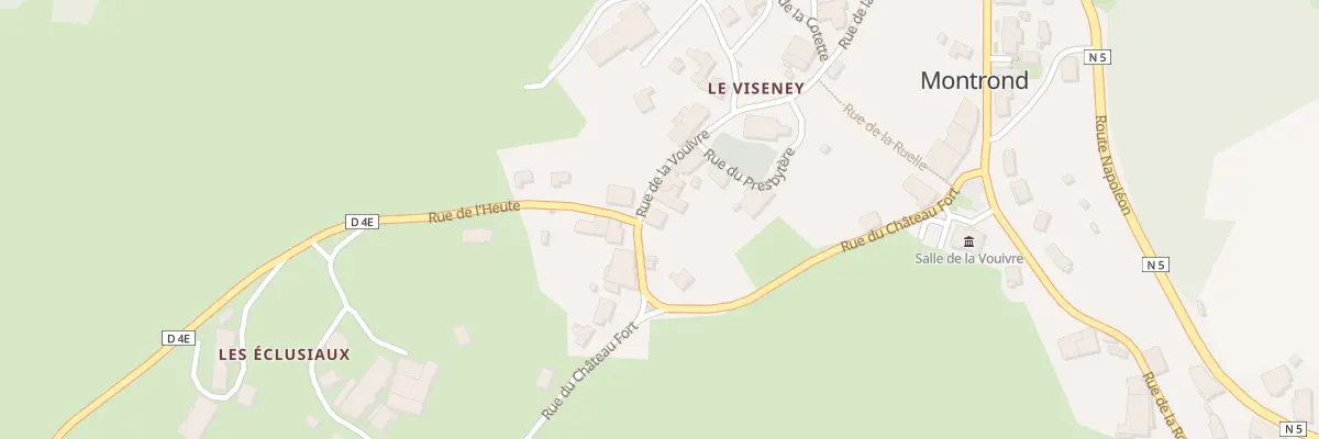 Plan du 7 Rue de la Vouivre à Montrond