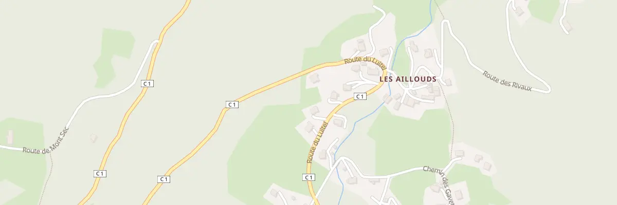 Plan du 1011 Rte du Luitel à Séchilienne
