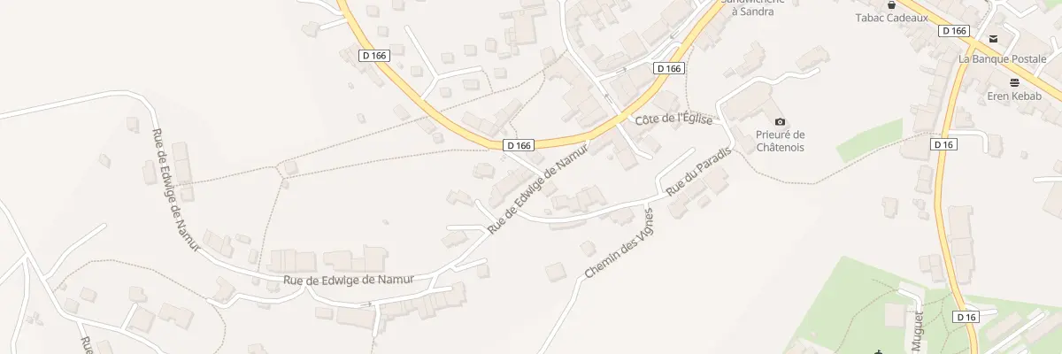 Plan du 2 Rue Edwige de Namur à Châtenois