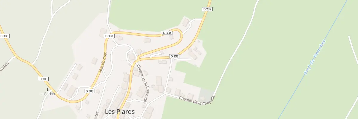 Plan du 1 Rue du Bas à Nanchez