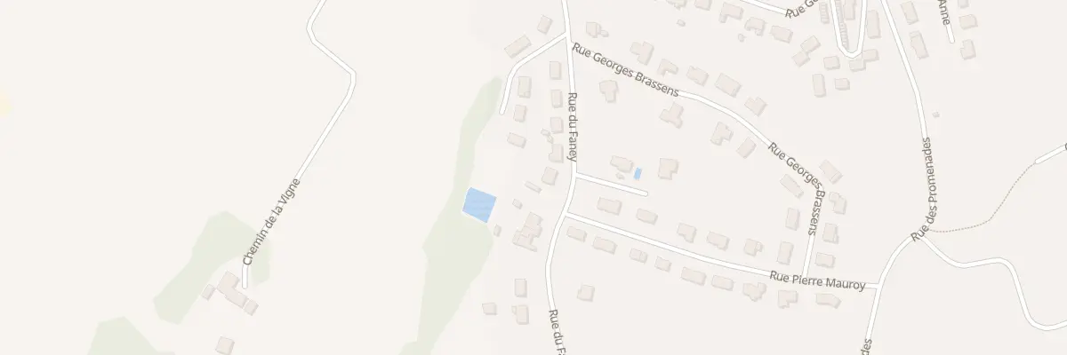 Plan du 366 Rue du Faney à Bulgnéville