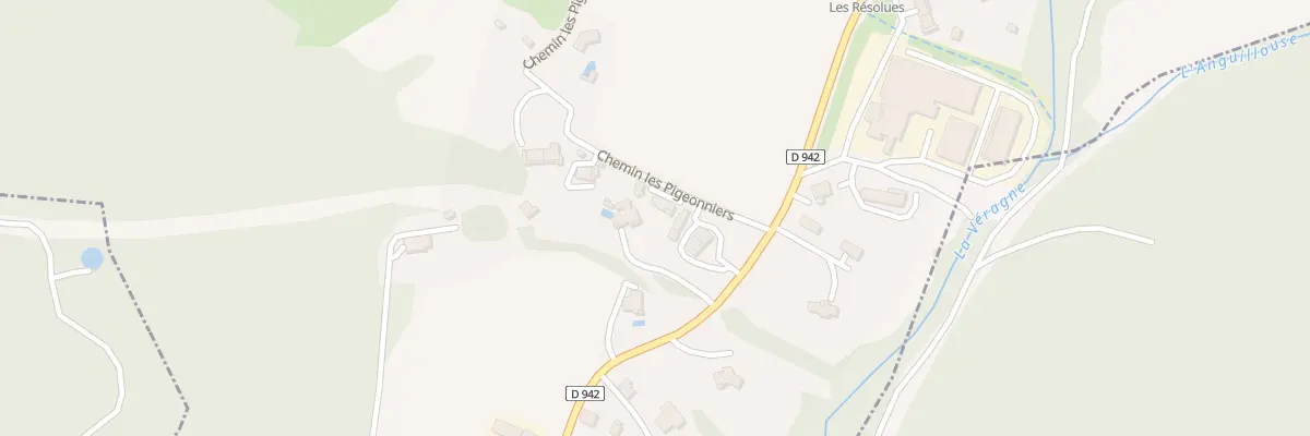 Plan du 5131 Les Resolues à Lazer