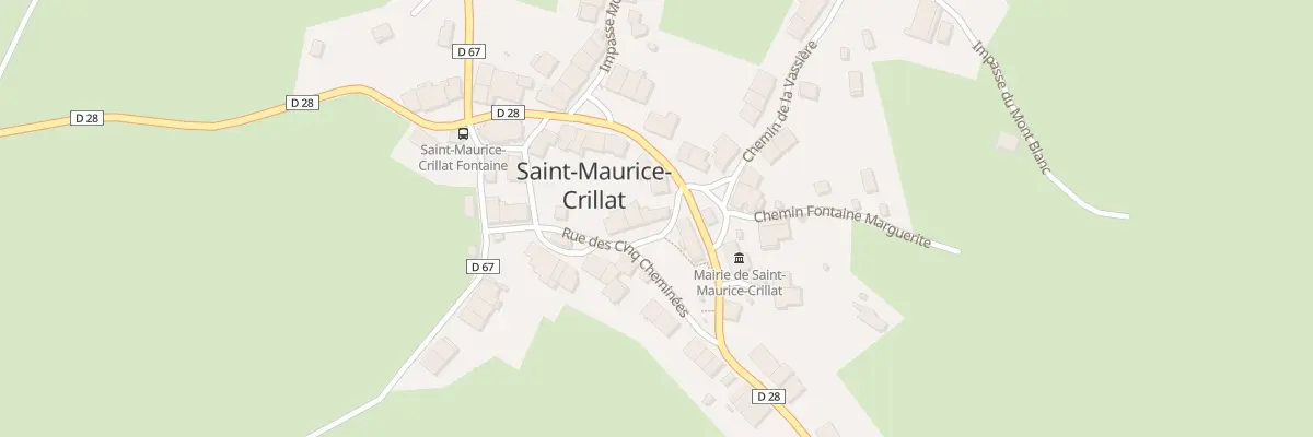 Plan du 3 Rue du Chalet à Saint-Maurice-Crillat