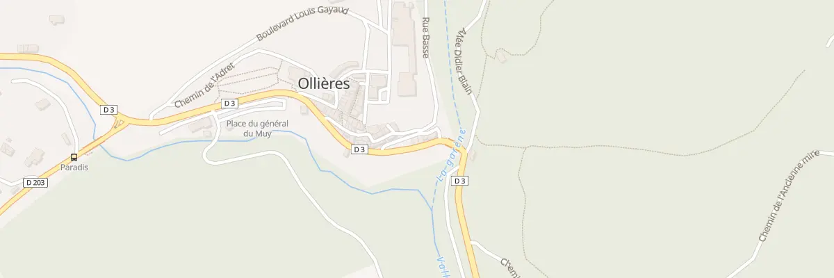 Plan du 5021 Rue du Chateau à Ollières