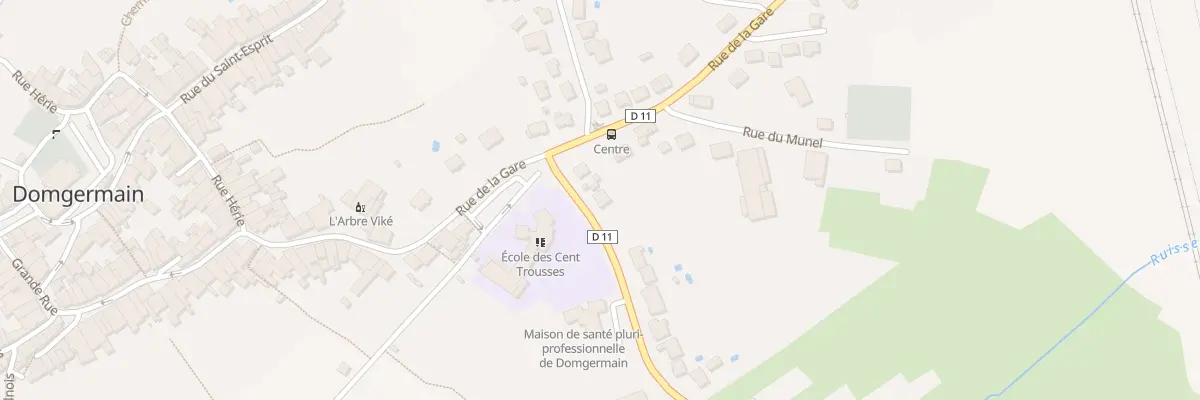 Plan du 66 Rue de la Rosière à Domgermain