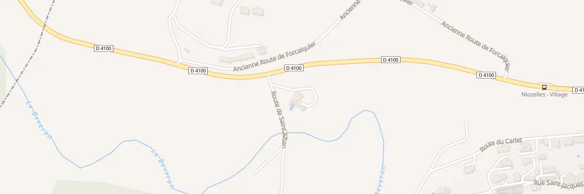 Plan du 5004 Carlet à Niozelles