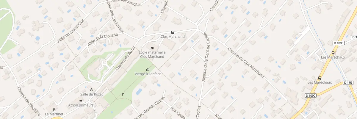 Plan du 5870 Clos Marchand à Saint-Ismier