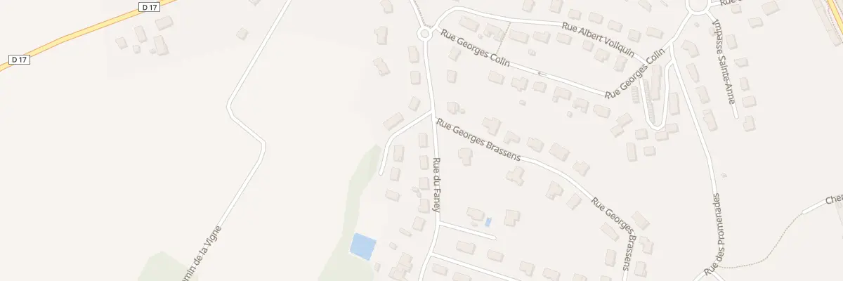 Plan du 262 Rue du Faney à Bulgnéville