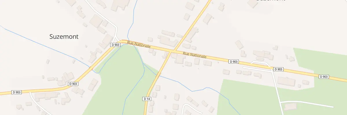 Plan du 90 Rue Nationale à Hannonville-Suzémont
