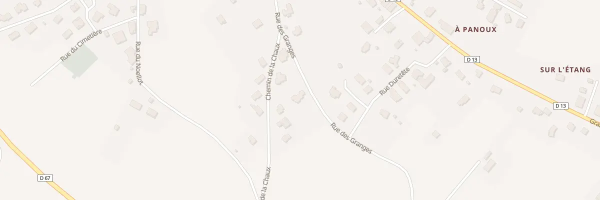 Plan du 18 Rue des Granges à Recologne
