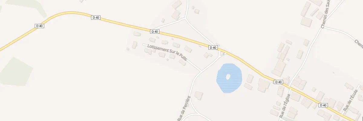 Plan du 1 Lotissement sur le Puits à Mont-sur-Monnet