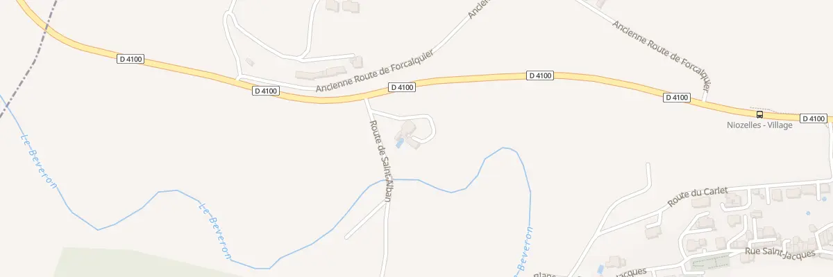 Plan du 5004A Carlet à Niozelles