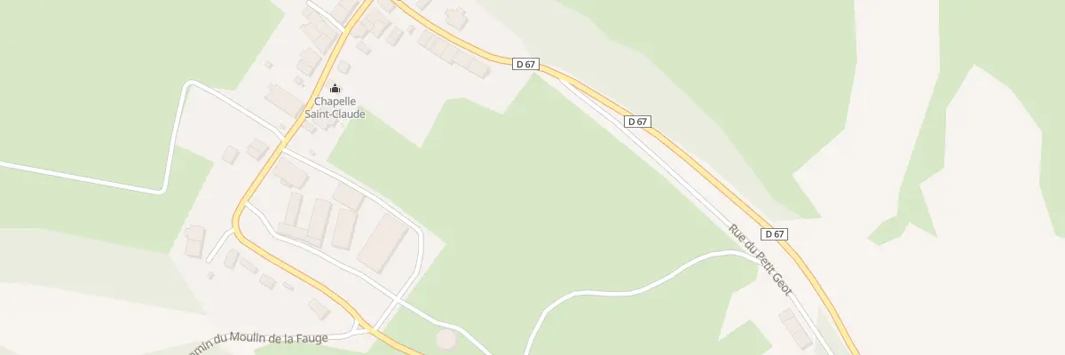 Plan du 11 Rue de la Sirène à Saugeot