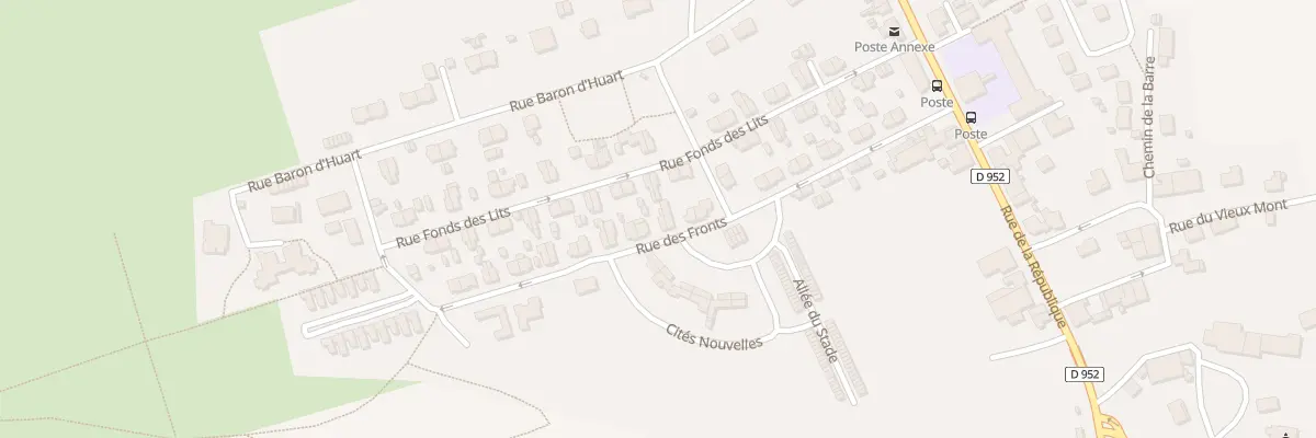 Plan du 15 Rue des Fronts à Mont-Bonvillers