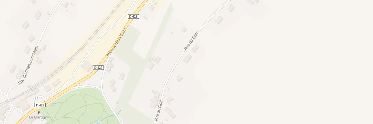 Plan du 12 Rue du Golf à Martigny-les-Bains
