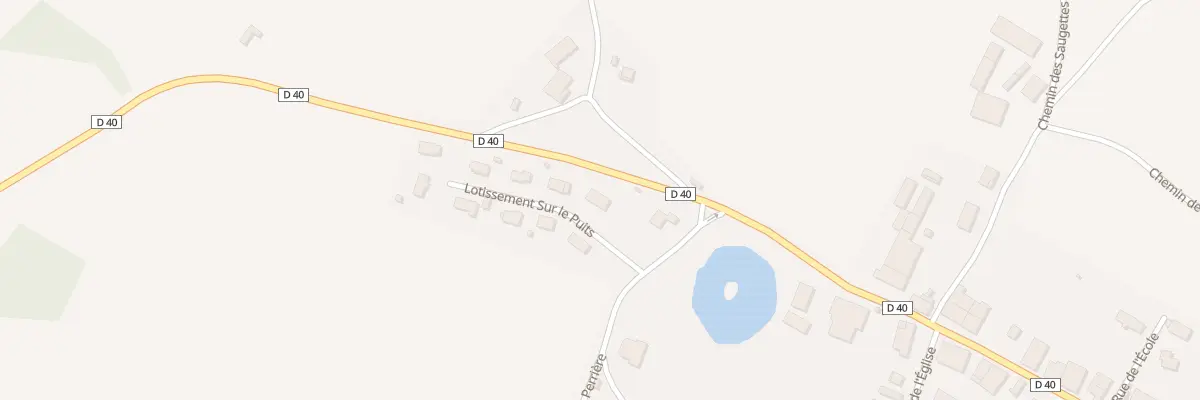 Plan du 4 Lotissement sur le Puits à Mont-sur-Monnet
