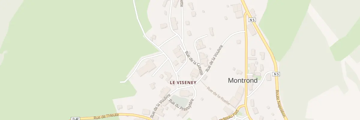 Plan du 1 Imp Courbet à Montrond