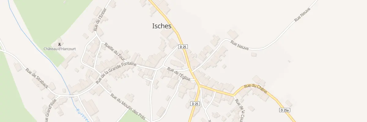 Plan du 61 Rue Grand Rue à Isches