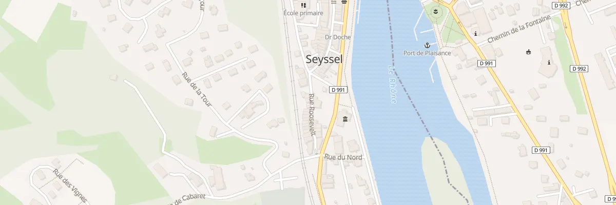 Plan du 9 Rue Roosevelt à Seyssel