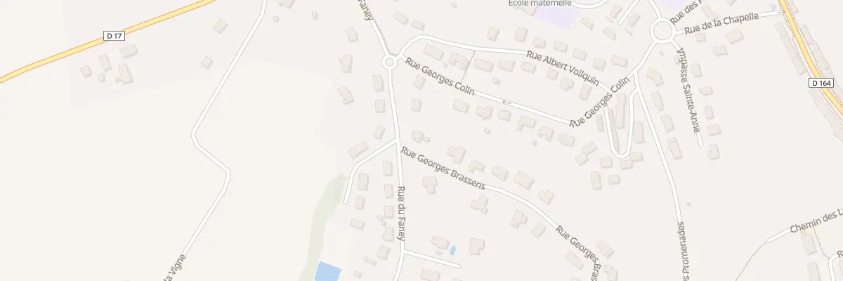 Plan du 221 Rue du Faney à Bulgnéville