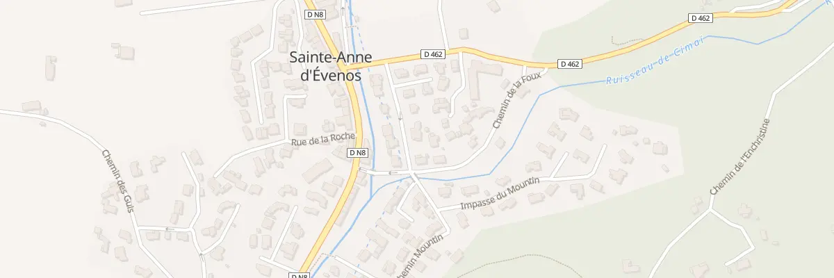 Plan du 83 Rue des Mas de Sainte Anne à Évenos