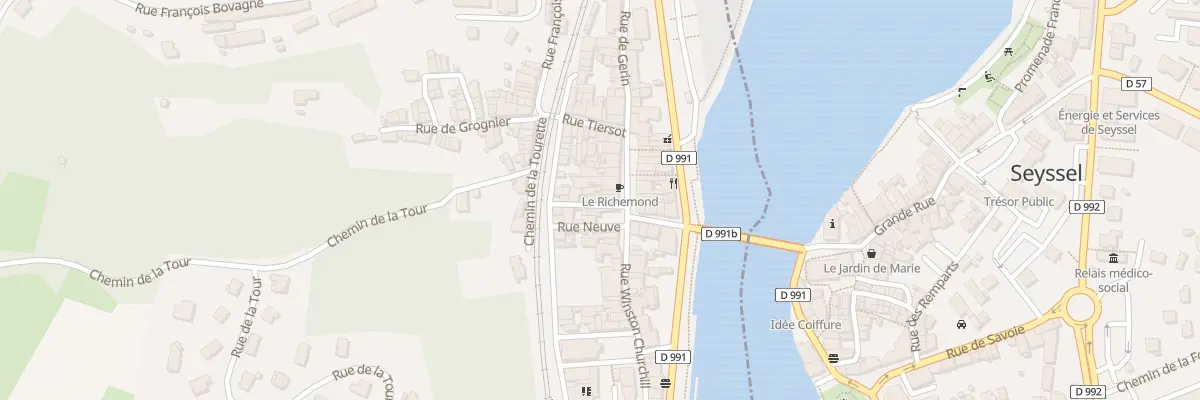 Plan du 2B All de Richemond à Seyssel